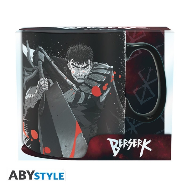 Holen Sie sich den Schub, den Sie brauchen, um Ihren Tag zu erreichen, ohne Ihre Freunde einer Horde alptraumhörter Dämonen mit diesem Berserk von ABYstyle zu opfern. Mit einem umlaufenden Design mit Guts und Griffith auf der Außenseite und Innendruck mit